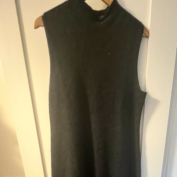 BNWOT Everlane Cozy-Stretch Dress in Charcoal Grey - Size XL - Picture 4 of 10